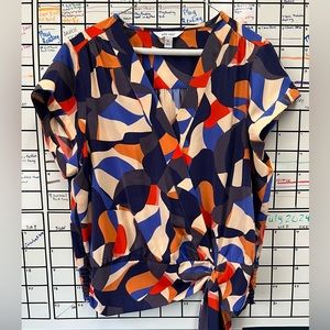 Ladies short sleeved blouse